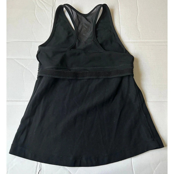 Lululemon black tank top mesh racerback - Picture 5 of 7